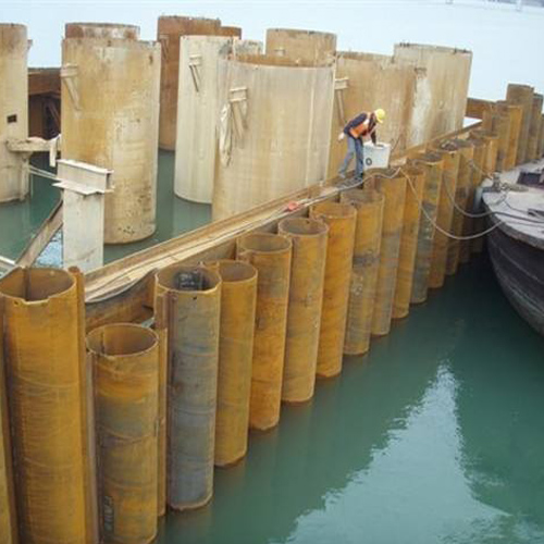 福州钢护筒现场安装